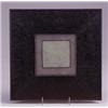 Image 1 : SATURDAY EVENING GIRLS trivet tile with an inner green square framed in gray, in semi-matte glaze…