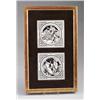 Image 1 : Two MINTON'S CHINA WORKS Shakespeare series tiles designed by Moyr Smith, "Cymbeline (II/II)" and…