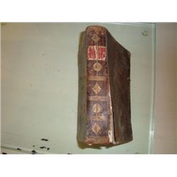 Antique French book dated 1802
