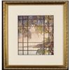 Image 1 : Art Nouveau Mediterranean Stained Glass Window Photo