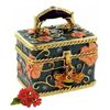 Image 1 : Decorative Floral Trinket Box