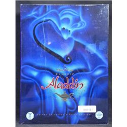 Aladdin Disney Deluxe Video w/ Art Prints, Book MIB