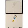 Image 1 : Animation Flying Donald Duck Cel Drawing Orig Art Wings