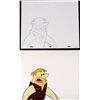 Image 1 : The Flintstones Drawing Speak Up Original Animation Cel