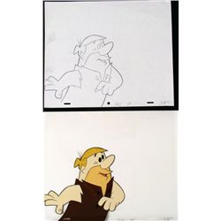 Drawing Animation Original Captured Cel The Flintstones