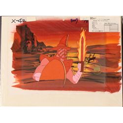 Orig X-Men Background Animation Cel Signed Stan Lee COA