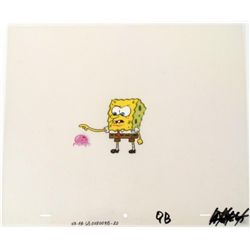 Cel Leave Me Alone Original Animation Spongebob Art