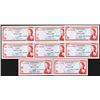 Image 1 : East Caribbean Currency Authority. 1 Dollar. Group of 8 High Grade Notes.