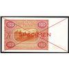 Image 2 : Narodowy Bank Polski, 1946 issue Specimen Banknote.