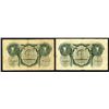 Image 2 : Government of Sarawak. 1 Dollar. 1.1.1935. Group of 2 notes.