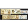 Image 1 : Saint Pierre et Miquelion. 5, 10, 20, 50 Francs, 1 Nouveaux Francs. Group of 6 notes