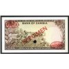 Image 2 : Zambia. Bank of Zambia. 1 Kwacha. Pick #19s. Specimen.