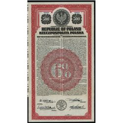 Republic of Poland - USA Dollar Gold Bond