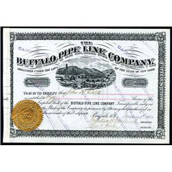 Buffalo Pipe Line Co. 1880. I/C Stock.