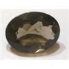 Image 1 : 15.65 CARAT *HUGE* SMOKY TOPAZ *BEAUTIFUL OVAL CUT & FACETED GEMSTONE*!! GEMSTONE CAME OUT OF SAFE B