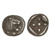 Image 1 : 1/12 de Estátera. 500-478 a.C. MILETOS. Anv.: Cabeza de león a derecha. Rev.: Flor de cuatro pétalos