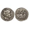 Image 1 : Denario. 200-190 a.C. ANÓNIMA-2. 3,25 grs. Cal-1; FFC-7. EBC-/MBC+.