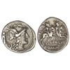 Denario. 147 a.C. TERENTIA-10. C. Terentius Lucanus. 3,55 grs. Cal-1297; FFC-1140. (MBC+).