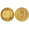 Image 1 : 8 Escudos. 1743. MÉXICO. M.F. (Ha estado en aro. Limpiada. Rayitas de ajuste en reverso). MUY ESCASA