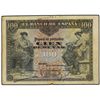 100 Pesetas. 30 Junio 1906. Sin Serie. (Manchitas y pequeñas roturas. Inscripción en margen superior