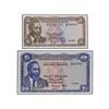 Image 2 : Lote 2 billetes 5 y 10 Shillings. 1 Julio 1968. KENYA. WPM-1a, 3a. MBC+ a EBC-.