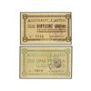 Image 1 : Lote 2 billetes 25 Cèntims y 1 Pesseta. Maig 1937. Aj. d´ABRERA. AT-1/2. EBC.