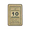 Image 1 : 10 Cèntims. 8 Noviembre 1937. Aj. de MONTBLANC. Cartón. AT-1542; T-1770. MBC.