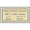 Image 1 : 25 Cèntims. C.M. de PINELL DE BRAI. ESCASO. AT-1840. EBC+.