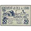 Image 1 : 50 Cèntims. 10 Setembre 1937. Aj. de PLA DE CABRA. ESCASO. AT-1848. EBC+.