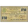Image 1 : 50 Cèntims. 17 Maig 1937. Aj. de TONA. ESCASO. AT-2500. EBC.