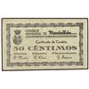 Image 1 : 50 Céntimos. 1 Junio 1937. C.M. de MONTALBÁN (Teruel). Cartulina. (Levemente oscurecida). Mont-941C.