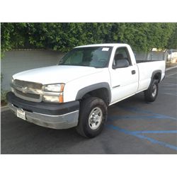 2003 CHEVROLET SILVERADO
