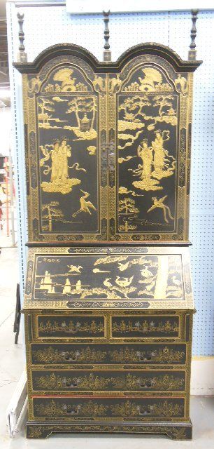 Chinoiserie Secretary Desk