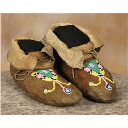 Blackfoot Beaded Moccasins