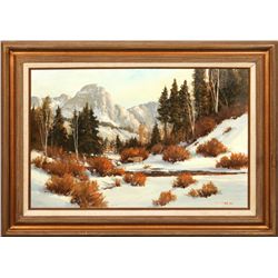 Mark Ogle, oil on board