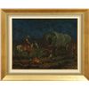 Image 1 : Olaf Wieghorst, oil on canvas
