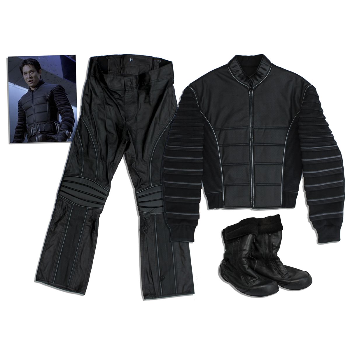 Jet Li Attire Jet Li Costume From His Blockbuster Action/Sci-Fi Thriller ''The One''