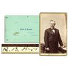 Image 1 : Rutherford B. Hayes Signed Cabinet Card -- With PSA/DNA COA