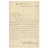 Image 1 : William McKinley Letter Signed as Congressman -- ''...In reply to your favor...applying for a situat