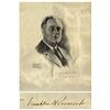 Image 1 : Franklin D. Roosevelt 17.25'' x 20.25'' Signed Portrait