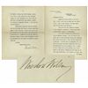 Image 1 : Woodrow Wilson Letter Signed With Lengthy Political Content -- ''...how the campaign is going...I he