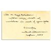 Image 1 : Astronaut Theodore Freeman Autograph Note Signed -- ''...very best of wishes in each of your goals..