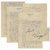 Image 1 : Early Gus Grissom Autograph Letter Signed to His Mother as an Air Force Cadet & Actor in ''Air Cadet