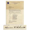 Image 1 : 1971 Letter Signed by Harrison Schmitt -- ''...the Apollo 17 mission. I hope that we can...serve the