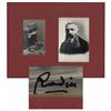 Image 1 : Revolutionary French Sculptor Auguste Rodin Signed Photo Postcard of His Famous Work, ''Cariatide Ca