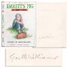 Image 1 : Garth Williams Hand-Drawing for the Cover Art of ''Emmett's Pig'' -- Signed by Williams on Verso