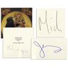 Image 1 : Mick Jagger & Jerry Hall Signed Christmas Card