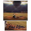 Image 1 : Large ''Hammerin' Hank'' Aaron Signed Photo Measuring 20'' x 16'' -- Depicting His 715th Home Run