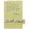 Image 1 : HOFer Earl ''Dutch'' Clark Autograph Letter Signed -- ''...the greatest feeling of satisfaction was 