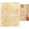 Image 1 : Rene Gagnon Autograph Letter Twice-Signed From ''Central Pacific / Oct. 17, 1944'', 4 Months Before 